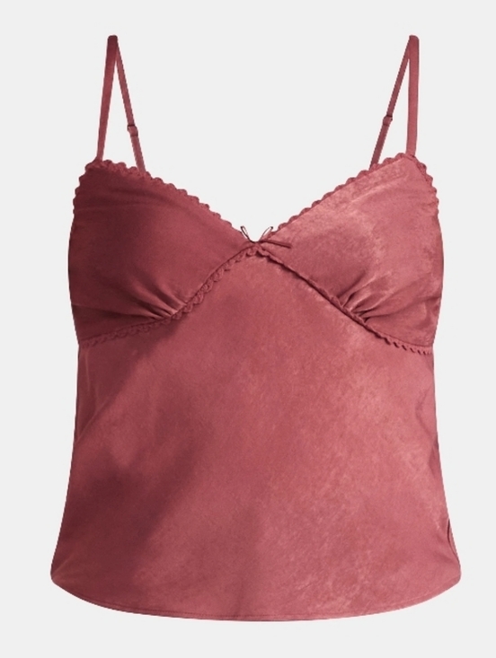 No Boundaries Tops - No Boundaries  Satin Cami Top Wild Ginger New Size L 12/14